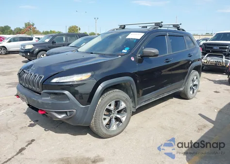 2015 Jeep Cherokee Trailhawk из США, поврежденный, VIN 1C4PJMBS0FW716923
